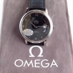 Replica Omega De Ville Prestige Co-Axial 39.5MM 424.13.40.20.01.001 MKS V4 Stainless Steel Black Dial M9015