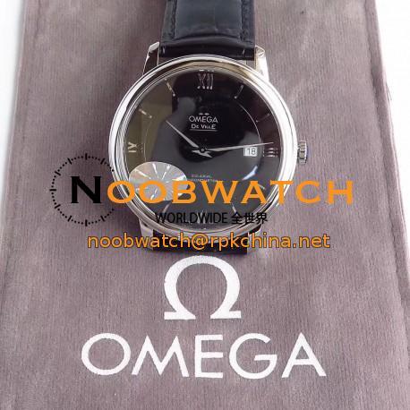 Replica Omega De Ville Prestige Co-Axial 39.5MM 424.13.40.20.01.001 MKS V4 Stainless Steel Black Dial M9015