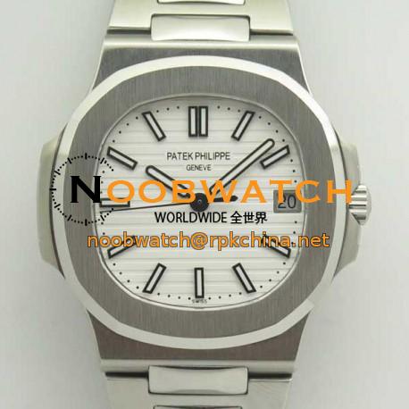 Replica Patek Philippe Nautilus 5711 JJ V2 Stainless Steel White Dial Swiss 324SC