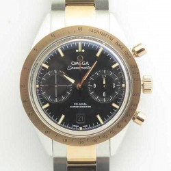 Replica Omega Speedmaster ´57 Chronograph 41.5MM 331.20.42.51.01.002 OM Stainless Steel & Rose Gold Black Dial Swiss 9301