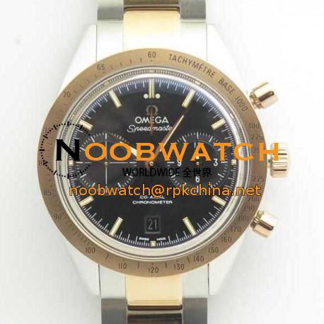 Replica Omega Speedmaster ´57 Chronograph 41.5MM 331.20.42.51.01.002 OM Stainless Steel & Rose Gold Black Dial Swiss 9301