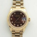 Replica Rolex Lady Datejust 28 279165 28MM BP Rose Gold Chocolate Dial Swiss 2671