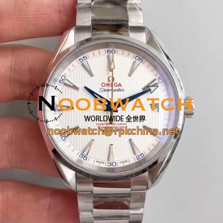 Replica Omega Seamaster Aqua Terra 150M Master Golf Edition 231.10.42.21.02.004 VS Stainless Steel White Dial Swiss 8500