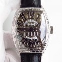 Replica Franck Muller Iron Croco 8880 CH IRO CRO N Stainless Steel Silver Dial M8215