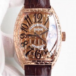 Replica Franck Muller Gold Croco 8880 SC GOLD CRO N Rose Gold Rose Gold Dial M8215