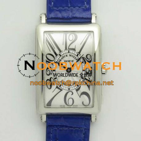 Replica Franck Muller Ladies Long Island 1952 952 QZ GF Stainless Steel Silver Dial Swiss Quartz