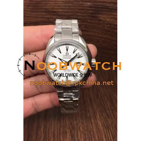 Replica Omega Aqua Terra Lady 34MM Stainless Steel Black Dial Swiss 8520