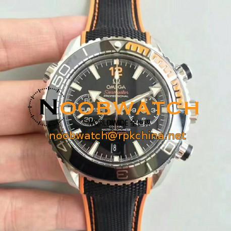 Replica Omega Seamaster Planet Ocean 600M Chronograph 215.32.46.51.01.001 OM V2 Stainless Steel Black Dial Swiss 9900