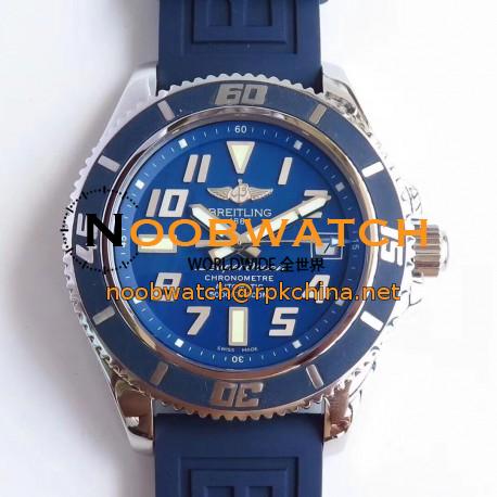 Replica Breitling Superocean 42 A173643B/C868 ZF Stainless Steel Blue Dial Swiss 2824-2