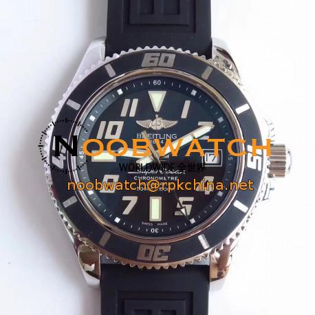 Replica Breitling Superocean 42 A1736402-BA28 ZF Stainless Steel Black Dial Swiss 2824-2