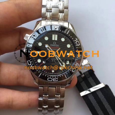 Replica Omega Seamaster Diver 300M Baselworld 2018 VS Stainless Steel Black Dial Swiss 8800