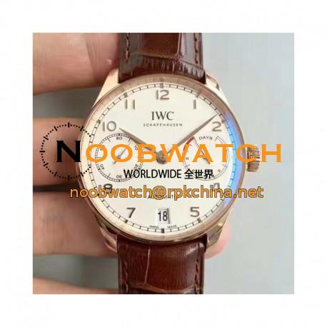 Replica IWC Portugieser IW500701 ZF V3 Rose Gold White Dial Swiss 52010