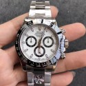 Replica Rolex Daytona Cosmograph 116500LN AR V2 Stainless Steel 904L White Dial Swiss 4130 Run 6@SEC