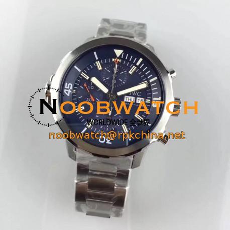 Replica IWC Aquatimer Chronograph IW376805 HBBV6 Stainless Steel Blue Dial Swiss 7750