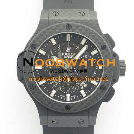 Replica Hublot Big Bang 44MM Full Carbon Fiber 3A Carbon Fiber Skeleton Dial Swiss HUB4100