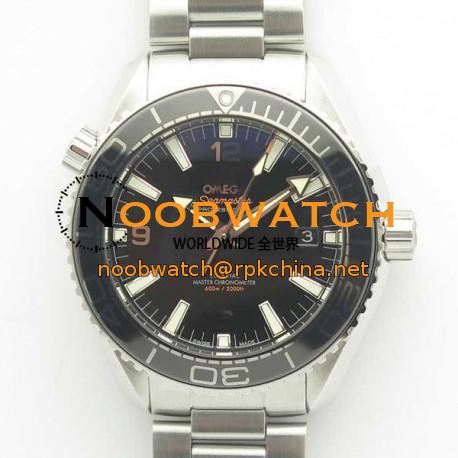 Replica Omega Seamaster Planet Ocean 600M 43.5MM 215.30.44.21.01.001 OM V2 Stainless Steel Black Dial Swiss 8900