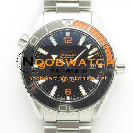 Replica Omega Seamaster Planet Ocean 600M 43.5MM 215.30.44.21.01.002 OM V2 Stainless Steel Black Dial Swiss 8900