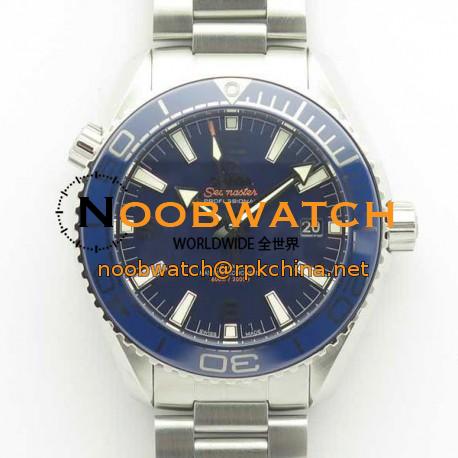 Replica Omega Seamaster Planet Ocean 600M 43.5MM 215.30.44.21.03.001 OM V2 Stainless Steel Blue Dial Swiss 8900