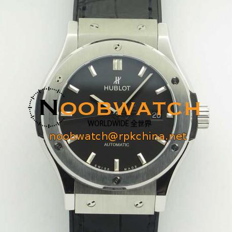 Replica Hublot Classic Fusion Titanium 42MM 511.NX.1171.LR F16 Titanium Black Dial Swiss 2892