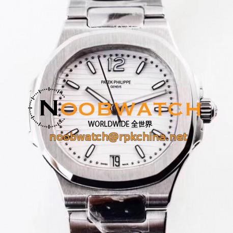 Replica Patek Philippe Nautilus Ladies 7118/1A-010 TW Stainless Steel White Dial Swiss 324SC