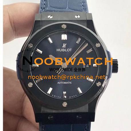 Replica Hublot Classic Fusion Ceramic Blue 511.CM.7170.LR JJ Ceramic Blue Dial Swiss 2892