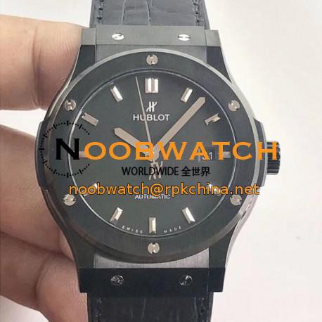 Replica Hublot Classic Fusion Ceramic Black 511.CM.7170.LR JJ Ceramic Black Dial Swiss 2892