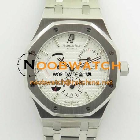 Replica Audemars Piguet Royal Oak GMT 41MM 26120 TWA Stainless Steel White Dial Swiss 2329