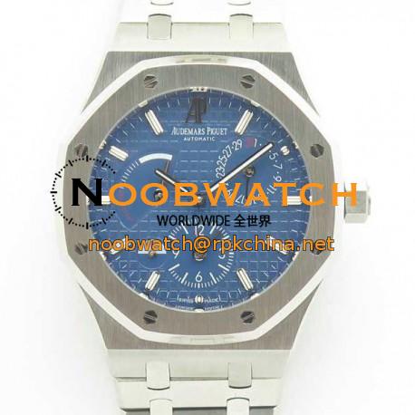 Replica Audemars Piguet Royal Oak GMT 41MM 26120 TWA Stainless Steel Blue Dial Swiss 2329