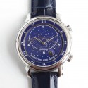 Replica Patek Philippe Grand Complications Sky Moon Celestial 5102G N Stainless Steel Blue Dial Swiss 240 LU CL C