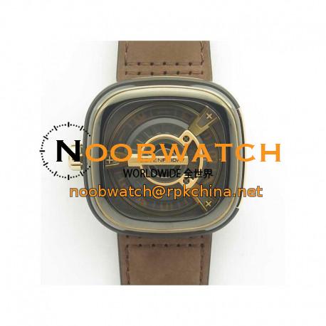 Replica SevenFriday M2/02 SV PVD Brown Dial Miyota 8215