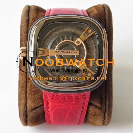 Replica SevenFriday M2/02 SV PVD Brown Dial Miyota 8215