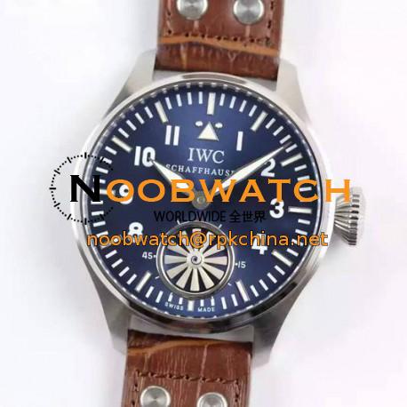 Replica IWC Big Pilot Markus Buhler IW5003 Stainless Steel Blue Dial Swiss 6498