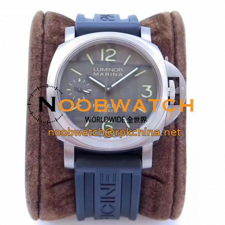 Replica Panerai Luminor 8 Days Titanio PAM564 ZF Titanium Brown Dial Swiss P5000