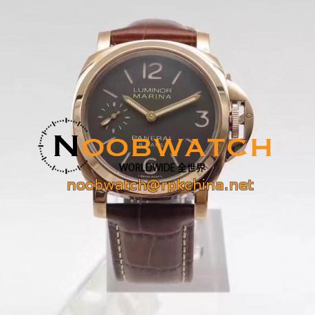 Replica Panerai Luminor 8 Days Oro Rosso PAM511 ZF Rose Gold Brown Dial Swiss P5000