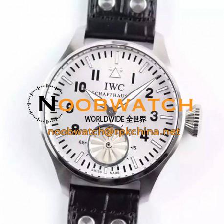 Replica IWC Big Pilot Markus Buhler IW5003 Stainless Steel White Dial Swiss 6498