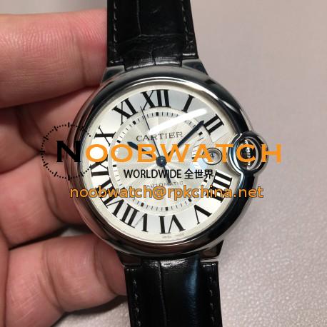 Replica Ballon Bleu De Cartier 42MM W69016Z4 AF Stainless Steel Silver Dial Swiss 2892