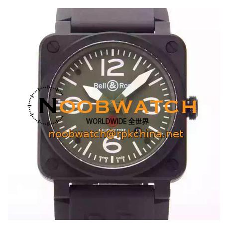 Replica Bell & Ross BR 03 92 Ceramic Black Dial M9015