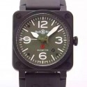 Replica Bell & Ross BR 03 92 Ceramic Black Dial M9015