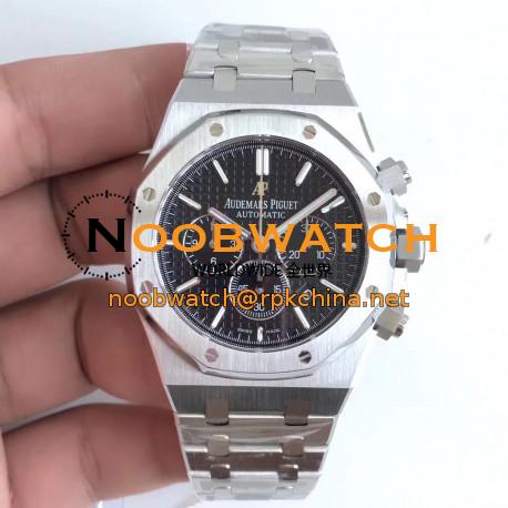 Replica Audemars Piguet Royal Oak Chronograph 26320 OM Stainless Steel Black Dial Swiss 7750