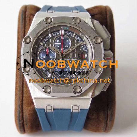 Replica Audemars Piguet Royal Oak Offshore Michael Schumacher 26568PM JF V8 Stainless Steel Anthracite Dial Swiss 3126