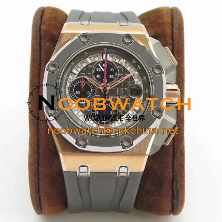 Replica Audemars Piguet Royal Oak Offshore Michael Schumacher 26568OM.OO.A004CA.01 JF V8 Rose Gold Anthracite Dial Swiss 3126