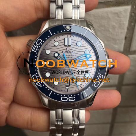 Replica Omega Seamaster Diver 300M 210.30.42.20.06.001 VS Stainless Steel Grey Dial Swiss 8800