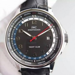 Replica IWC Portuguese Yacht Club Stainless Steel Black Dial Swiss 89000