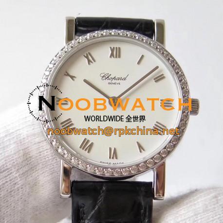 Replica Chopard Classic 127387-1001 MG Stainless Steel White Dial Swiss Ronda Caliber 1062 Quartz