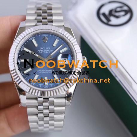 Replica Rolex Datejust II 126334 41MM KS Stainless Steel Blue Dial Swiss 2836-2