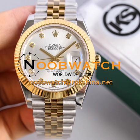 Replica Rolex Datejust II 116333 41MM KS Stainless Steel & Yellow Gold Rhodium Dial Swiss 2836-2