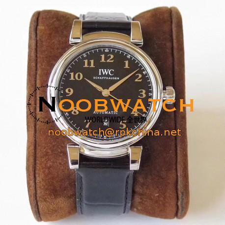 Replica IWC Da Vinci Automatic IW356601 MK Stainless Steel Black Dial Swiss 2892