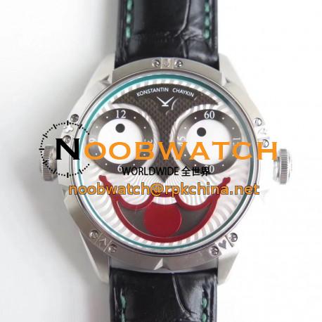 Replica Konstantin Chaykin Joker N Stainless Steel White & Green Joker Dial Seiko NH35A