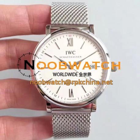 Replica IWC Portofino Automatic IW356505 MK Stainless Steel White Dial Swiss 2892