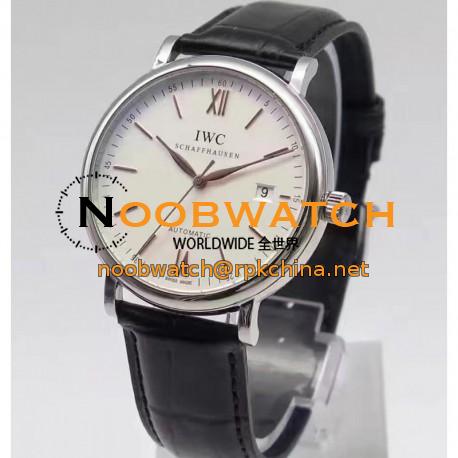 Replica IWC Portofino Automatic IW356517 MK Stainless Steel White & Gold Dial Swiss 2892